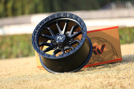 Magwarehouse.com Wheel TW Cobra Matte Black TW Cobra Matte Black Wheel Rim for Cars and Trucks