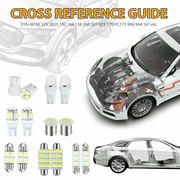 42Pcs Car Interior Combo LED Map Dome Door Trunk Light Bulbs White – view 4