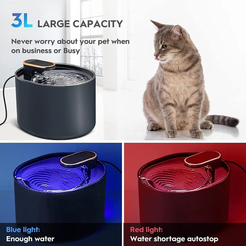 salelink.co.nz Unbranded Cat Water Fountain 3L Cat Water Fountain 3L | Action Outdoors NZ