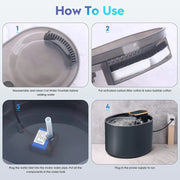 salelink.co.nz Unbranded Cat Water Fountain 3L Cat Water Fountain 3L | Action Outdoors NZ