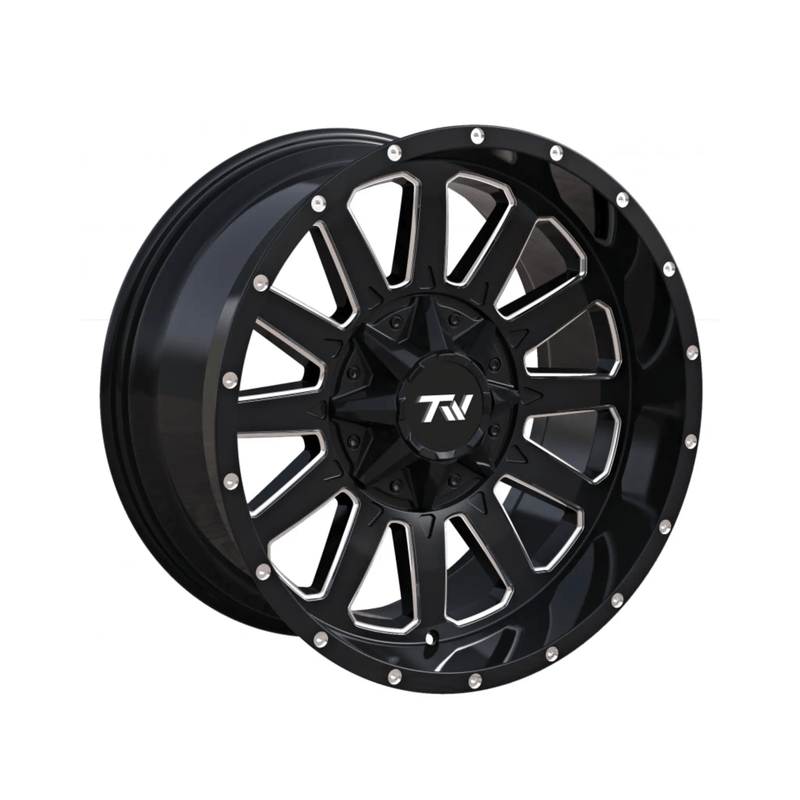 Magwarehouse.com Wheel TW Triangle Gloss Black with Milled Accents TW Triangle Gloss Black Wheel With Silver Accents