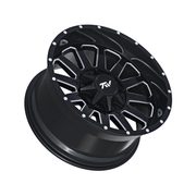Magwarehouse.com Wheel TW Triangle Gloss Black with Milled Accents TW Triangle Gloss Black Wheel With Silver Accents