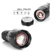 LED Torch Rechargeable High Lumens Flashlight with 18650 Battery – view 4