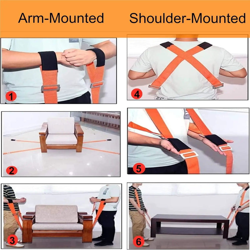 salelink.co.nz Unbranded Moving Straps Lifting Kit Moving Strap Moving Straps Lifting Kit Moving Strap | Action Outdoors NZ