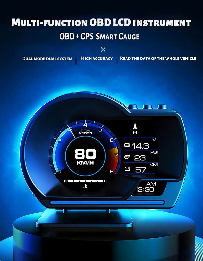 salelink.co.nz Unbranded GPS+OBD2 Gauge Display GPS+OBD2 Gauge Display | Action Outdoors NZ