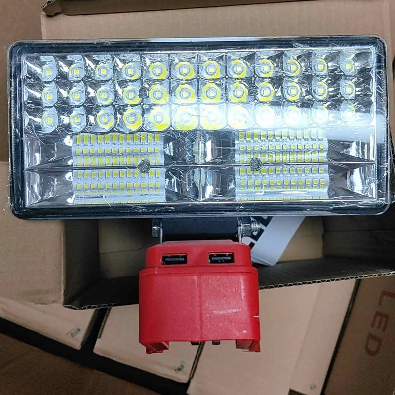 8 Inch LED Work Light Fits Milwaukee 18V Battery – view 3