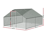 salelink.co.nz Unbranded Chicken Coop Run 3x4x2M Chicken Coop Run 3x4x2M | Action Outdoors NZ