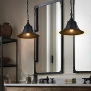 Industrial Pendant Light Hanging Ceiling Lamp Metal Black – view 2
