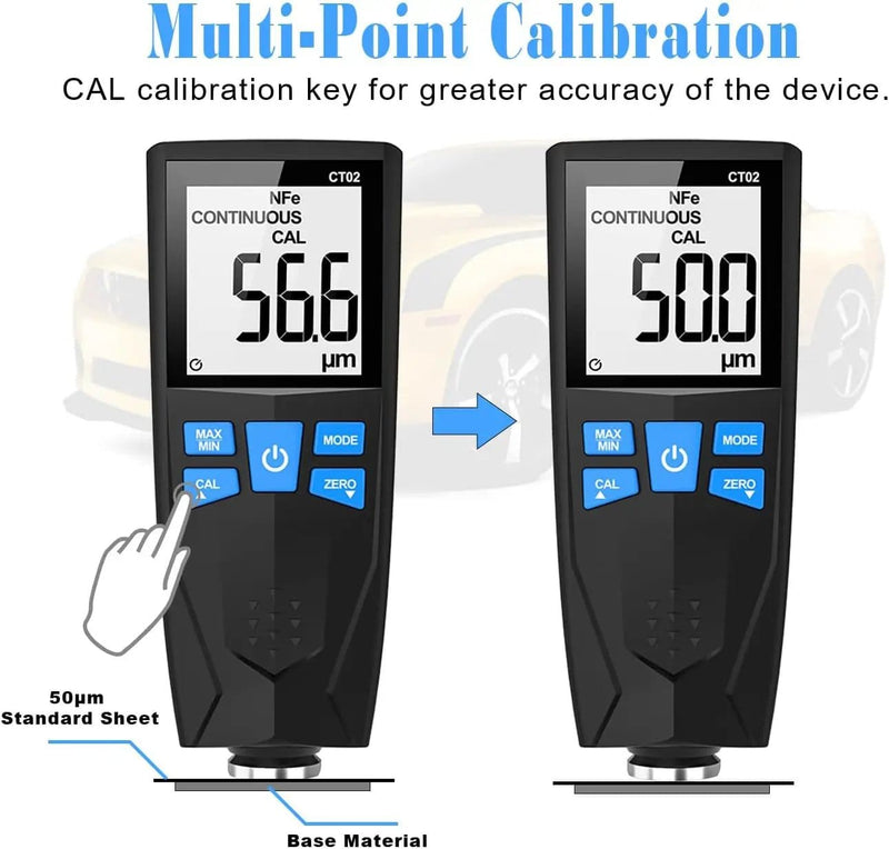 Automotive Coating Thickness Gauge Tester – view 5
