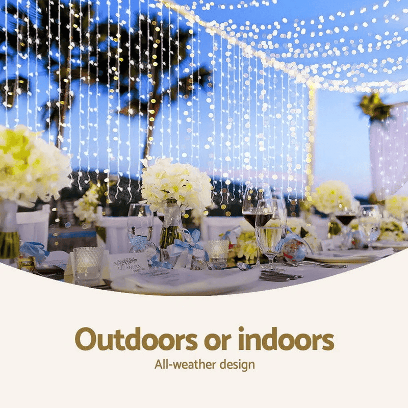 salelink.co.nz Unbranded 6x3M Curtain String Lights 6x3M Curtain String Lights | Action Outdoors NZ