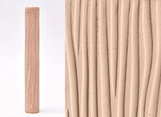 Textured Roller for Clay Pottery - Wood Embossed Rod Clay Pottery Sculpture Tools – view 5
