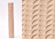 Textured Roller for Clay Pottery - Wood Embossed Rod Clay Pottery Sculpture Tools – view 6