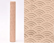Textured Roller for Clay Pottery - Wood Embossed Rod Clay Pottery Sculpture Tools – view 12