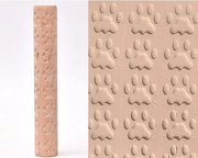 Textured Roller for Clay Pottery - Wood Embossed Rod Clay Pottery Sculpture Tools – view 14