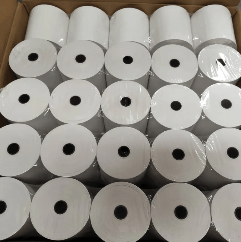 (50 Rolls) 80mm x 80mm Thermal Paper Receipt Rolls 65m/roll – view 1