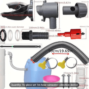salelink.co.nz Unbranded 16PCS Rainwater Harvesting System Kit 16 Piece Rainwater Harvesting System Kit Downspout