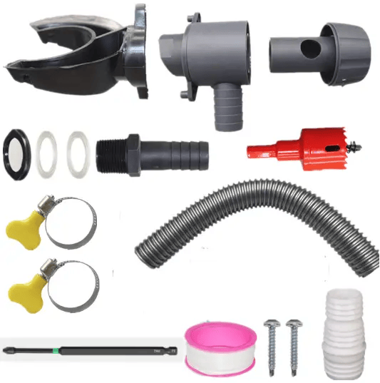 salelink.co.nz Unbranded 16PCS Rainwater Harvesting System Kit 16 Piece Rainwater Harvesting System Kit Downspout