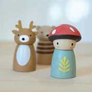 Curious Moonbeam Dolls, Dollhouses & Accessories Timber Taxi Log Car - Tender Leaf Toys | Wooden Toy NZ Timber Taxi Log Car - Tender Leaf Toys | Wooden Toy NZ
