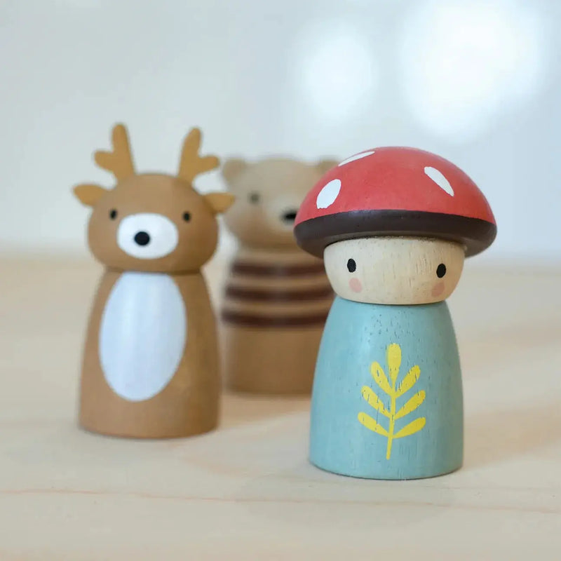 Curious Moonbeam Dolls, Dollhouses & Accessories Timber Taxi Log Car - Tender Leaf Toys | Wooden Toy NZ Timber Taxi Log Car - Tender Leaf Toys | Wooden Toy NZ