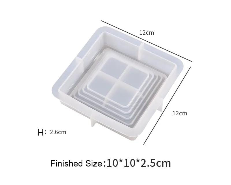 Resin Art NZ Moulds Serving Board Coaster Tray Resin Candle Moulds Serving Board Coaster Tray Resin Candle Moulds | NZ
