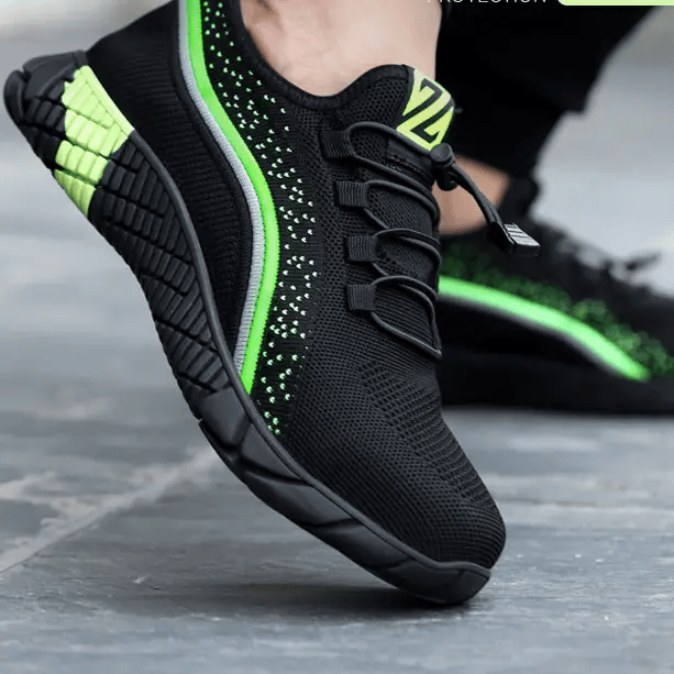 Steel Toe Summer Work Shoes Anti Piercing Lightweight Sneakers Hiking Shoes – view 7