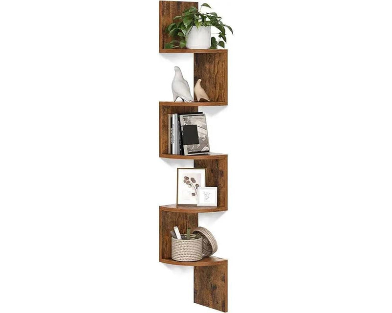 The Shopsite Home-living VASAGLE Floating Corner Shelf - 5-Tier VASAGLE Floating Corner Shelf - 5-Tier