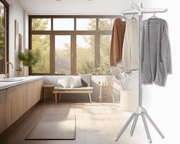 The Shopsite Home-living Space Saving Clothes Laundry Drying Rack - White Space Saving Clothes Laundry Drying Rack - White