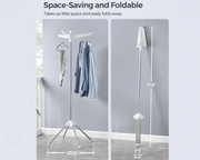 The Shopsite Home-living Space Saving Clothes Laundry Drying Rack - White Space Saving Clothes Laundry Drying Rack - White