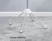 The Shopsite Home-living Space Saving Clothes Laundry Drying Rack - White Space Saving Clothes Laundry Drying Rack - White