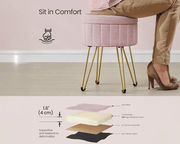 The Shopsite Home-living Ottoman Storage Foot Stool Ottoman Storage Foot Stool