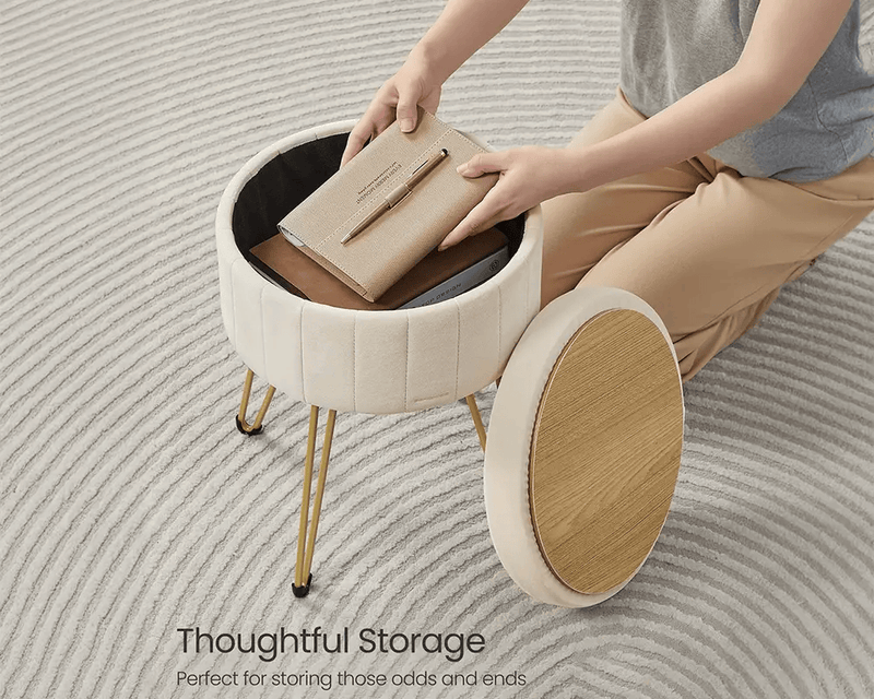 The Shopsite Home-living Ottoman Storage Foot Stool Ottoman Storage Foot Stool