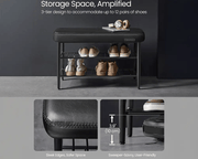 The Shopsite Home-living Shoe Rack Storage Bench Shoe Rack Storage Bench