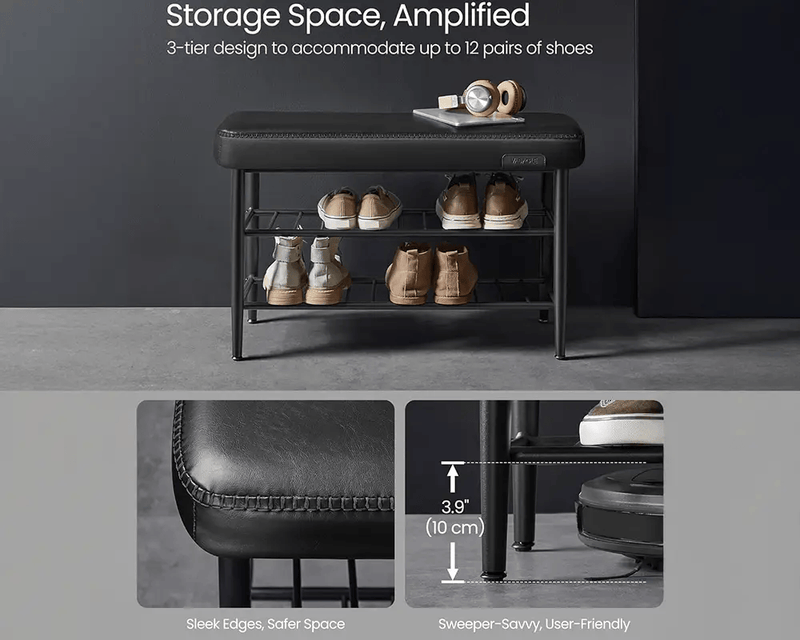 The Shopsite Home-living Shoe Rack Storage Bench Shoe Rack Storage Bench