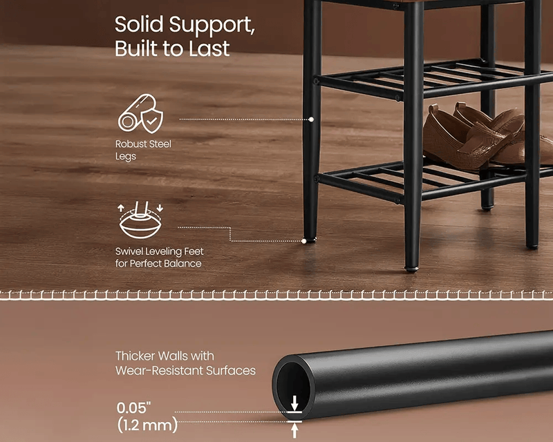 The Shopsite Home-living VASAGLE Shoe Bench VASAGLE Shoe Bench