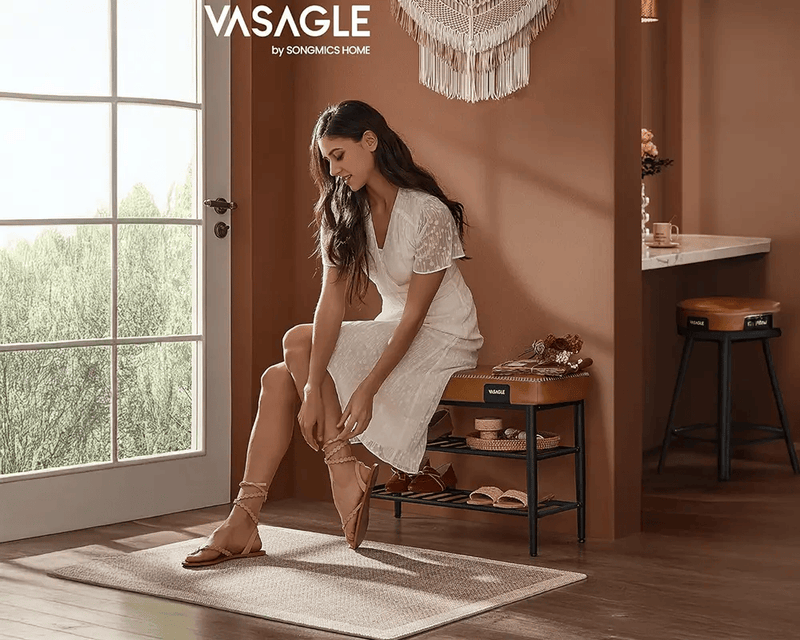 The Shopsite Home-living VASAGLE Shoe Bench VASAGLE Shoe Bench
