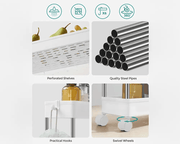 The Shopsite Business-farming-industry Kitchen Storage Trolley Kitchen Storage Trolley