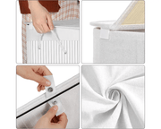 The Shopsite Home-living Laundry Basket Large Basket with Lid Laundry Basket Large Basket with Lid