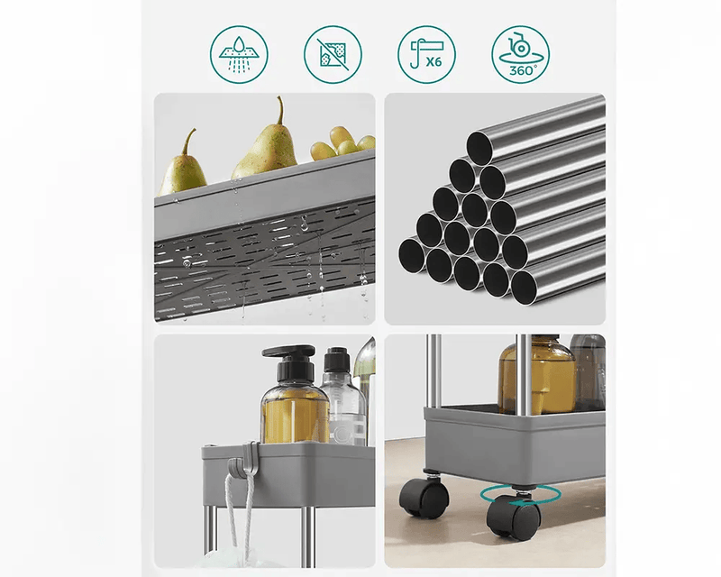 The Shopsite Business-farming-industry Kitchen Storage Trolley Kitchen Storage Trolley