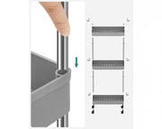 The Shopsite Business-farming-industry Kitchen Storage Trolley Kitchen Storage Trolley