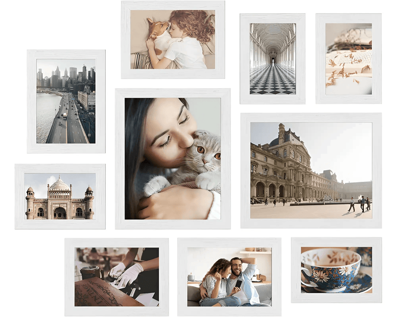 The Shopsite Songmic Collage Picture Frames Photo Frames Set 10 PCS Collage Picture Frames Photo Frames Set 10 PCS