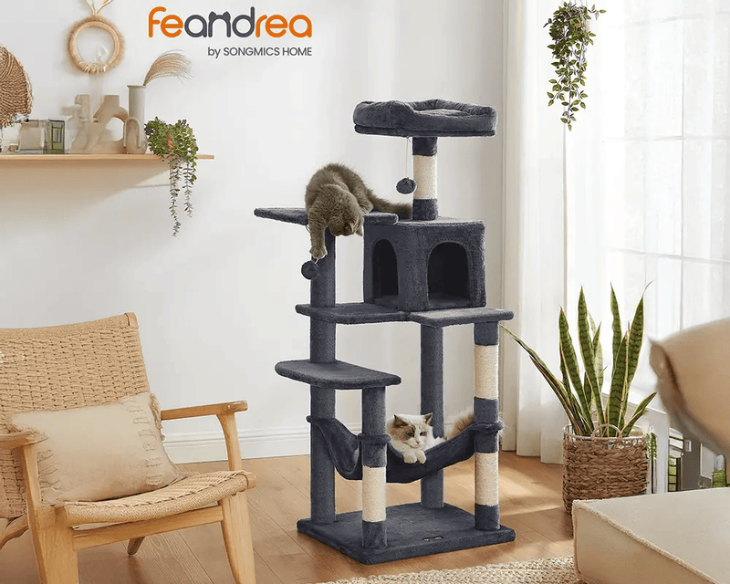 The Shopsite Songmic Cat Tree House Cat Tree House