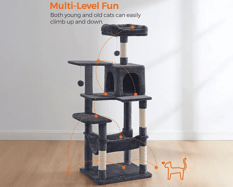 The Shopsite Songmic Cat Tree House Cat Tree House