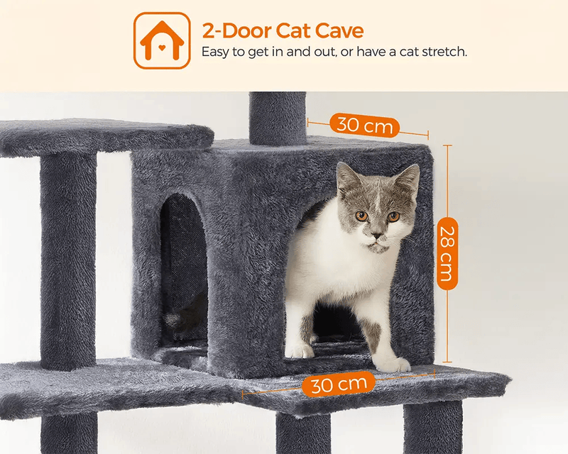 The Shopsite Songmic Cat Tree House Cat Tree House