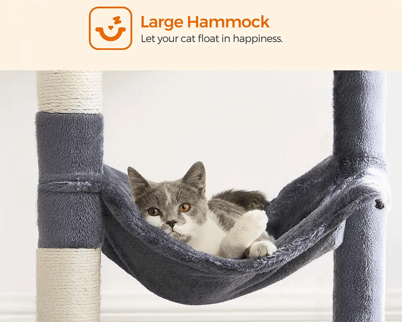 The Shopsite Songmic Cat Tree House Cat Tree House