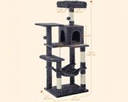 The Shopsite Songmic Cat Tree House Cat Tree House