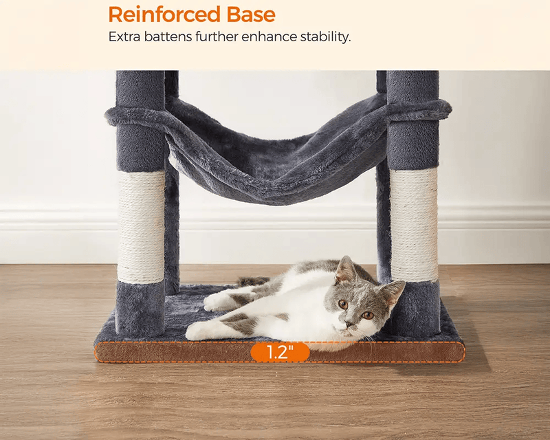 The Shopsite Songmic Cat Tree House Cat Tree House