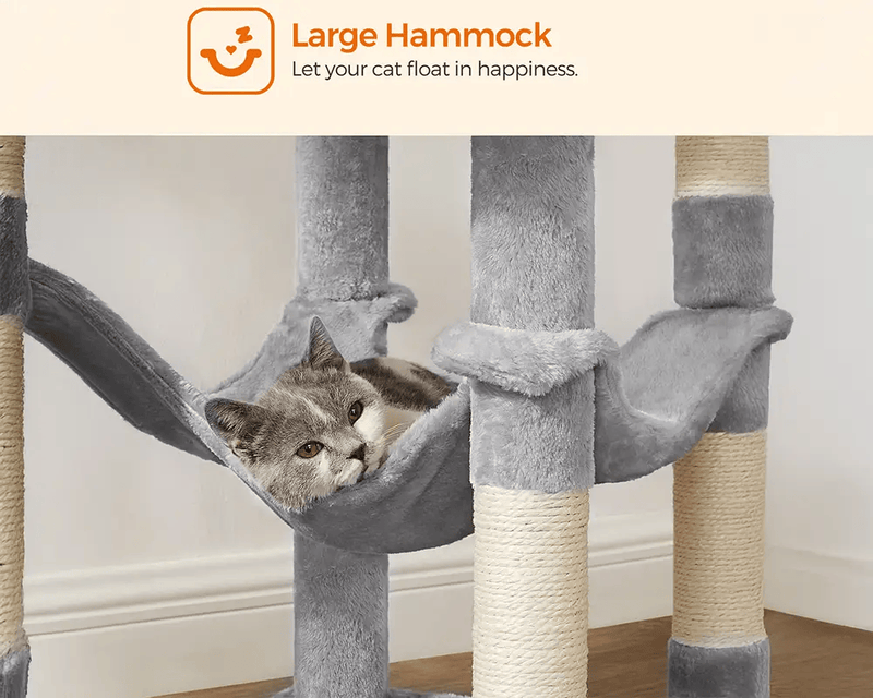 The Shopsite Songmic Cat Tree House Cat Tree House