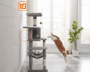 The Shopsite Songmic Cat Tree House Cat Tree House