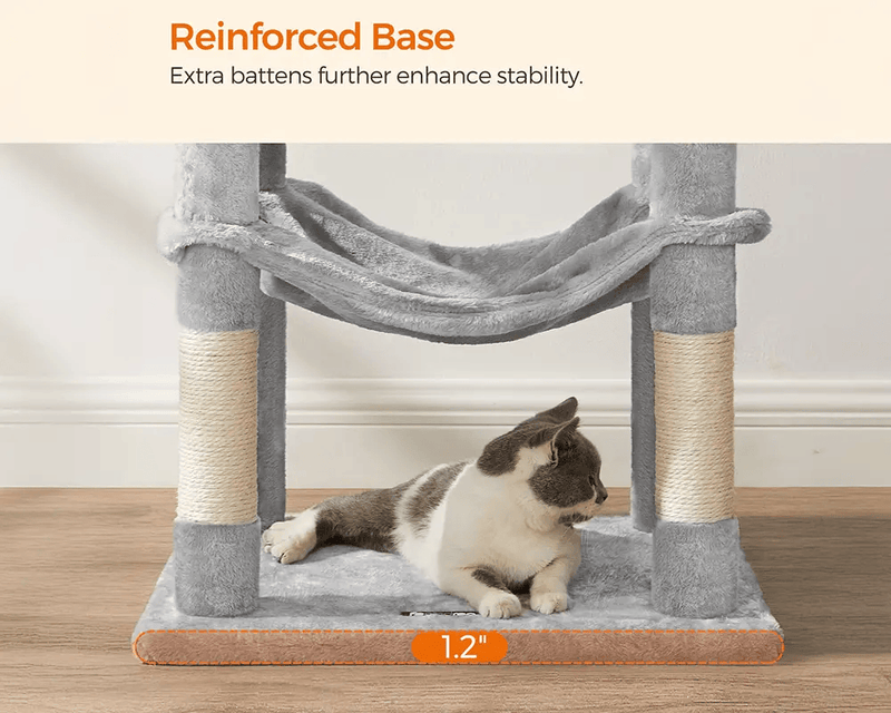 The Shopsite Songmic Cat Tree House Cat Tree House