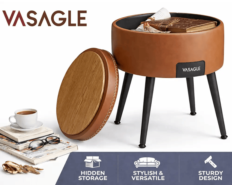 The Shopsite Home-living Ottoman Storage Foot Stool Ottoman Storage Foot Stool